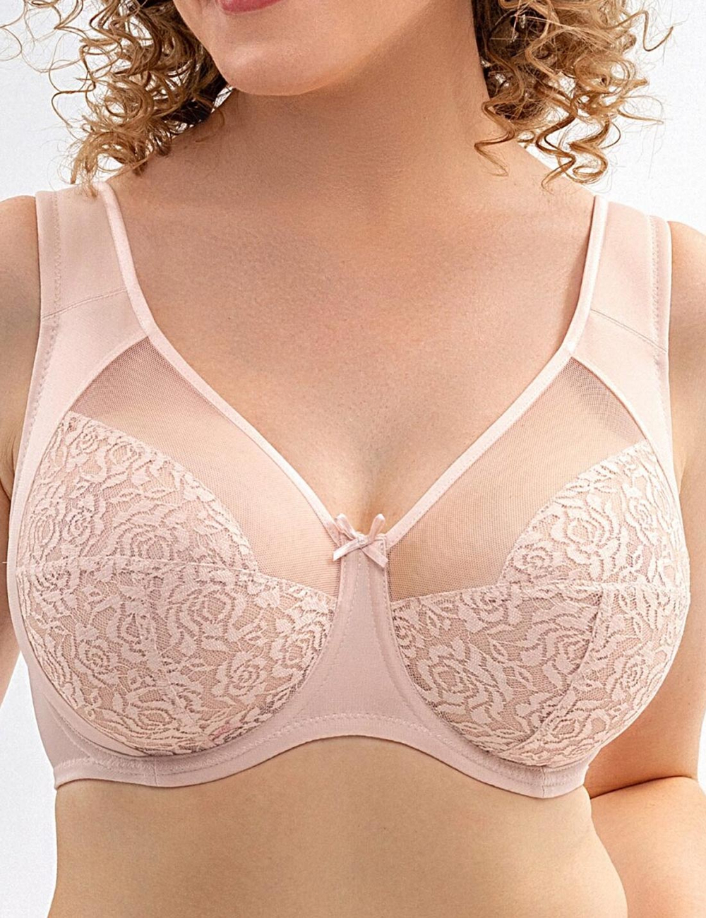 Бюстгальтер мягкий с широкими бретелями Honey H48-25-L крем-брюле
