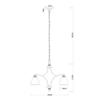 Подвесная люстра Arte Lamp BONITO A9518LM-5BA, 5хE27