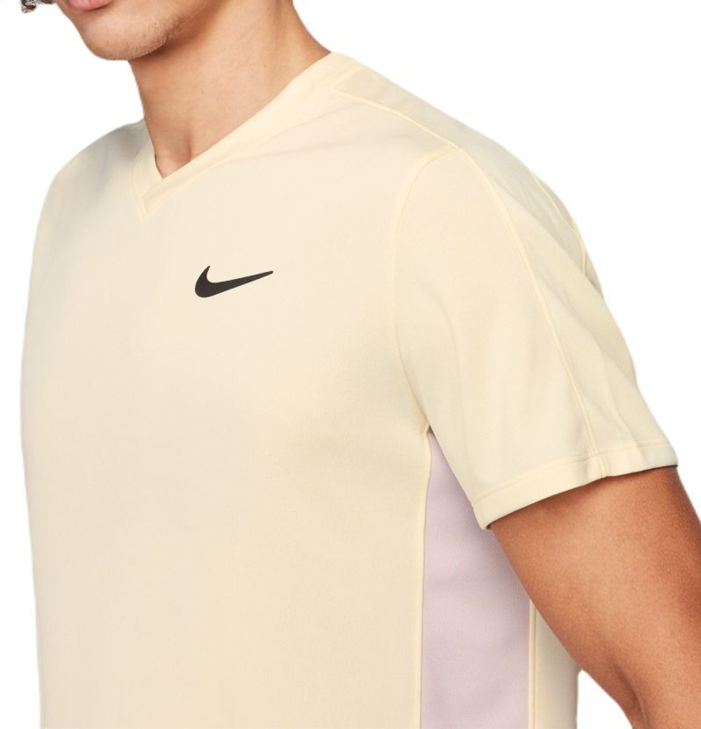 Мужская теннисная футболка Nike Court Dri-Fit Victory - желтый