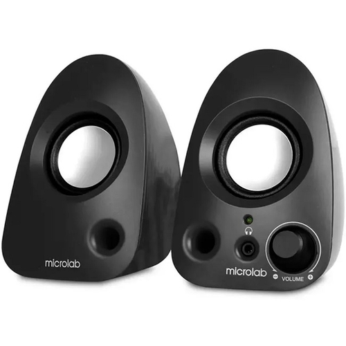 Колонки MICROLAB B19 (2.0, 2x3 Вт, пластик, питание от USB) черный