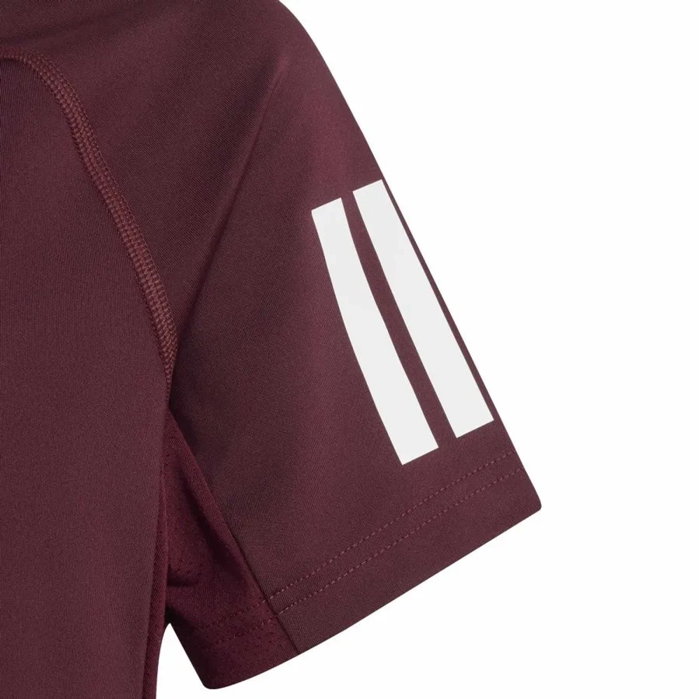 Футболка для девочки теннисная Adidas Girls Club - maroon