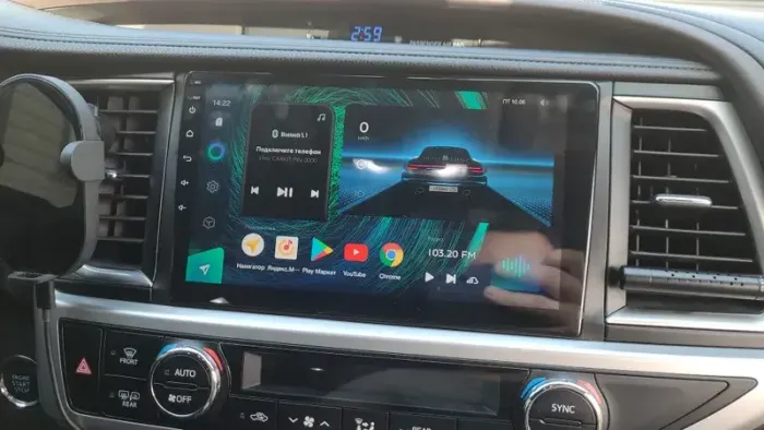 Магнитола для Toyota Highlander 2013-2020 - Vaycar VA77-0467 на Android 13, 4G SIM-слот
