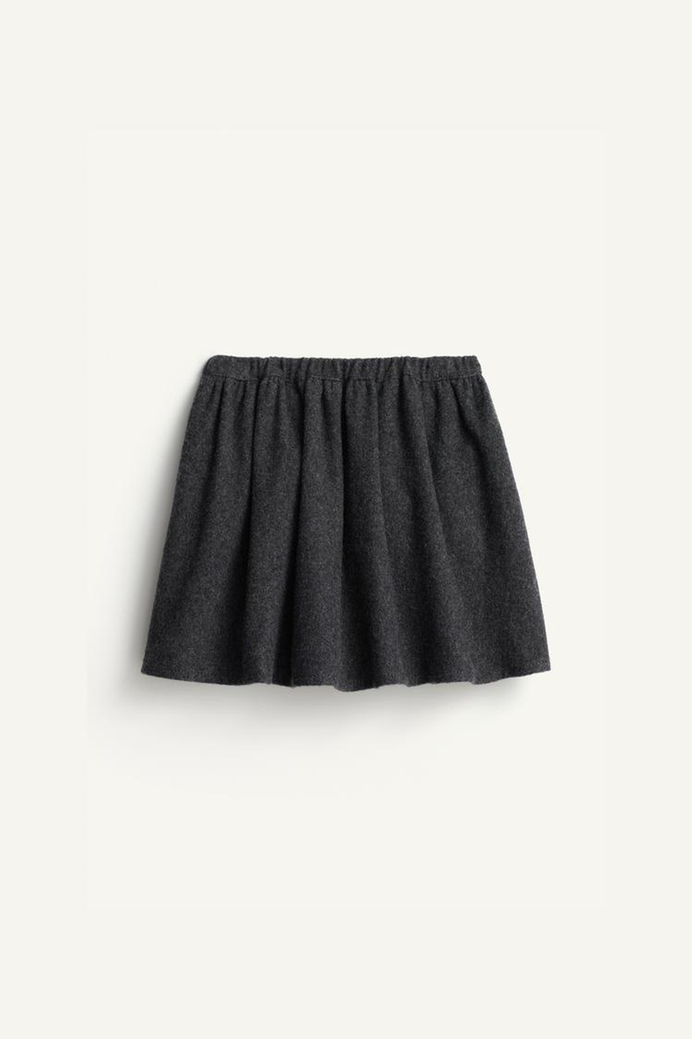 ZARA ЮБКА С КРУЖЕВОМ - LIMITED EDITION, АНТРАЦИТОВО-СЕРЫЙ