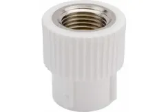 Муфта TEBO сварка ВР 20*1/2" белая 35151