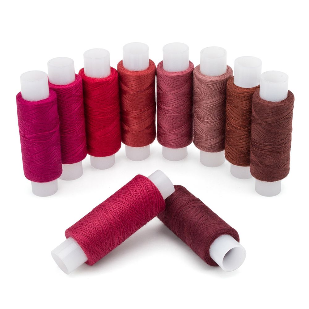 Швейные нитки (набор) 50/2, 200м, ассорти №135, 10 кат., Astra&amp;Craft