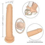 Телесная насадка на пенис 13,2см для анальной стимуляции California Exotic Novelties Accommodator Dual Penetrators SE-1514-20-3