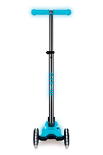 Самокат Maxi Micro Deluxe Glow Plus (светящийся) LED синий кристалл
