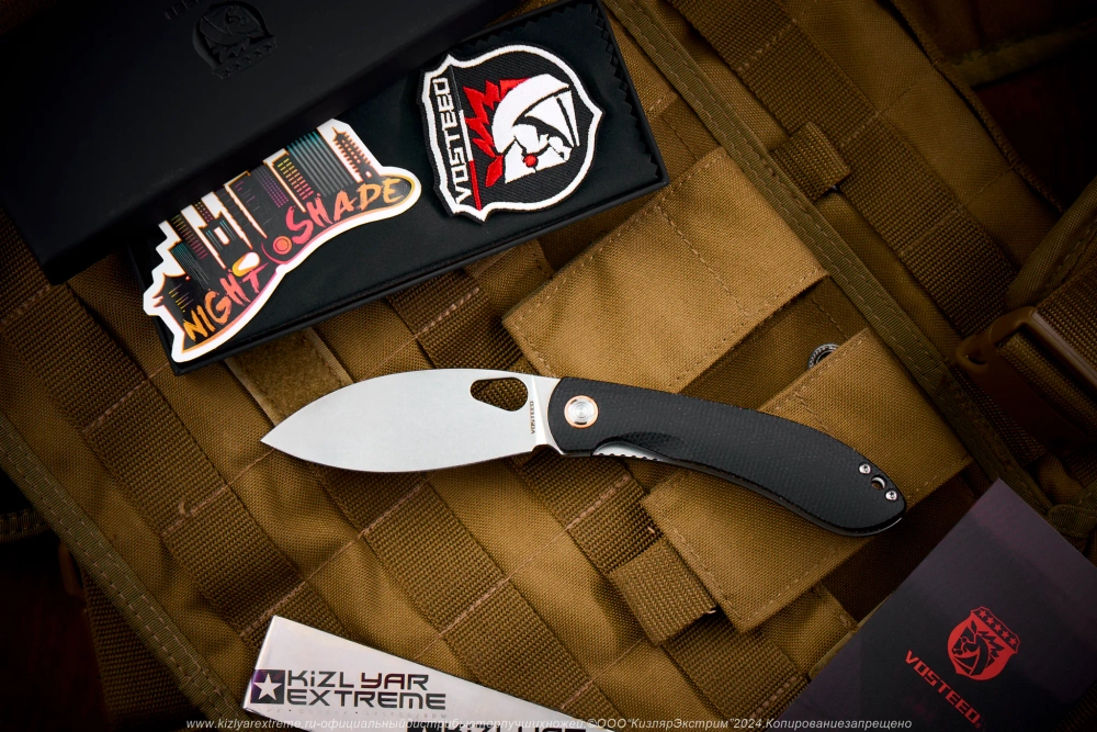Нож Vosteed Nightshade TH сталь Nitro-V Stonewash рукоять Black Micarta