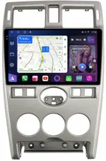 Магнитола для Lada Priora 2007-2013 (рамка серебро) - FarCar BM3112M-2K монитор 9.5" 2K QLED на Android 14, Быстрая, CarPlay, 4G SIM-слот