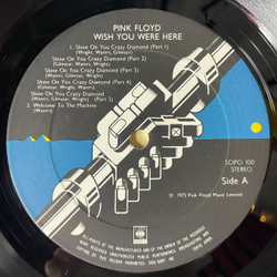 Винтажная виниловая пластинка LP Pink Floyd Wish You Were Here (Japan 1975) (No Obi) (Poster) Welcome To The Machine SOPO 100
