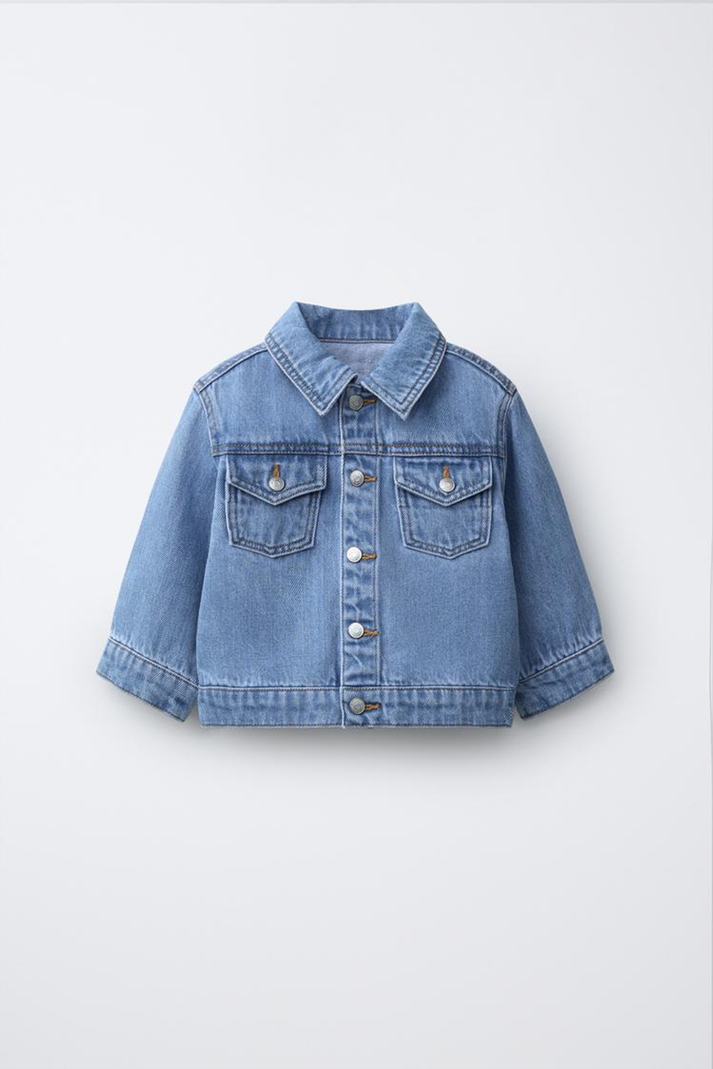 ZARA ДЖИНСОВАЯ КУРТКА, СИНИЙ