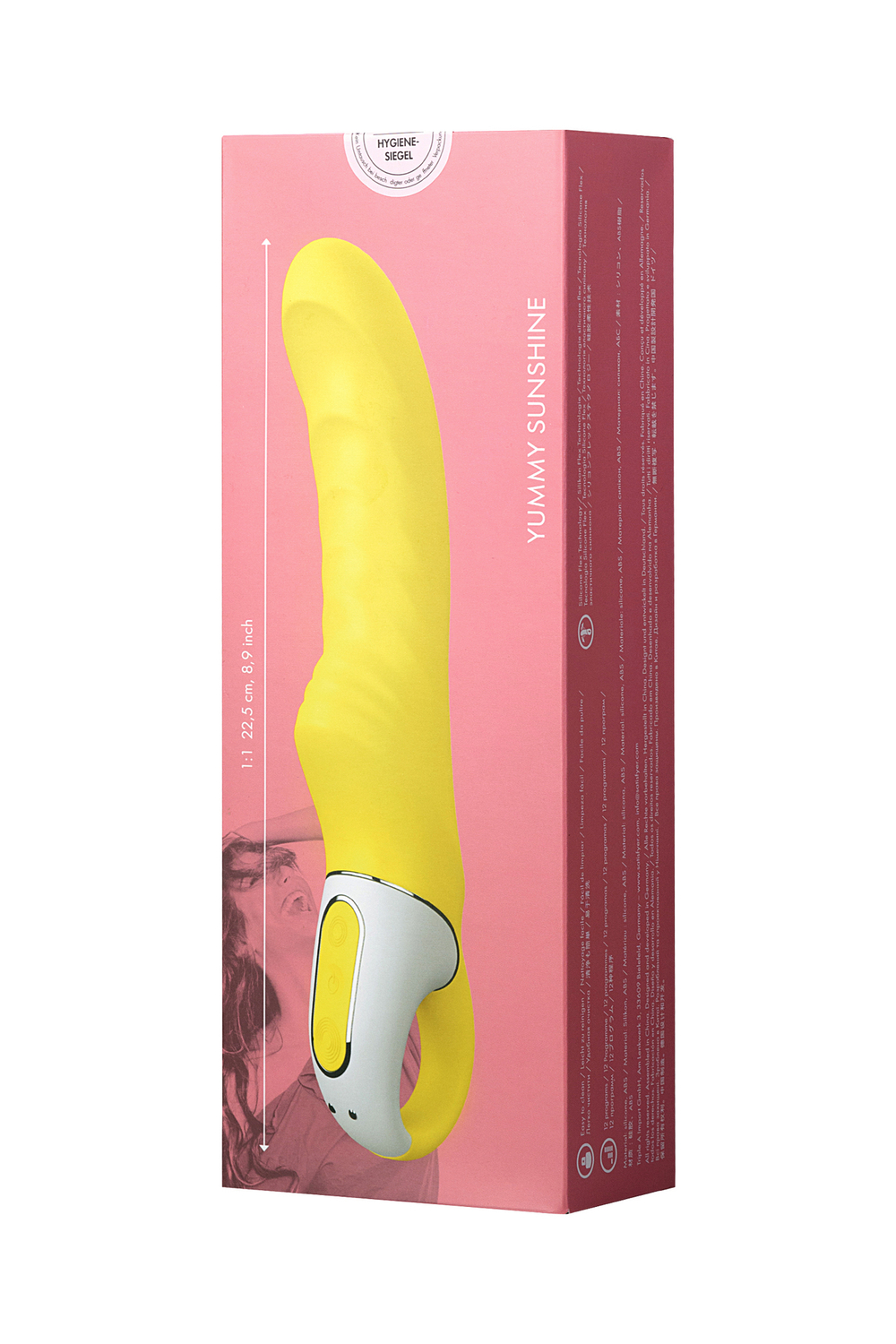Вибратор Satisfyer Vibes Yummy Sunshine силикон желтый 22,5 см