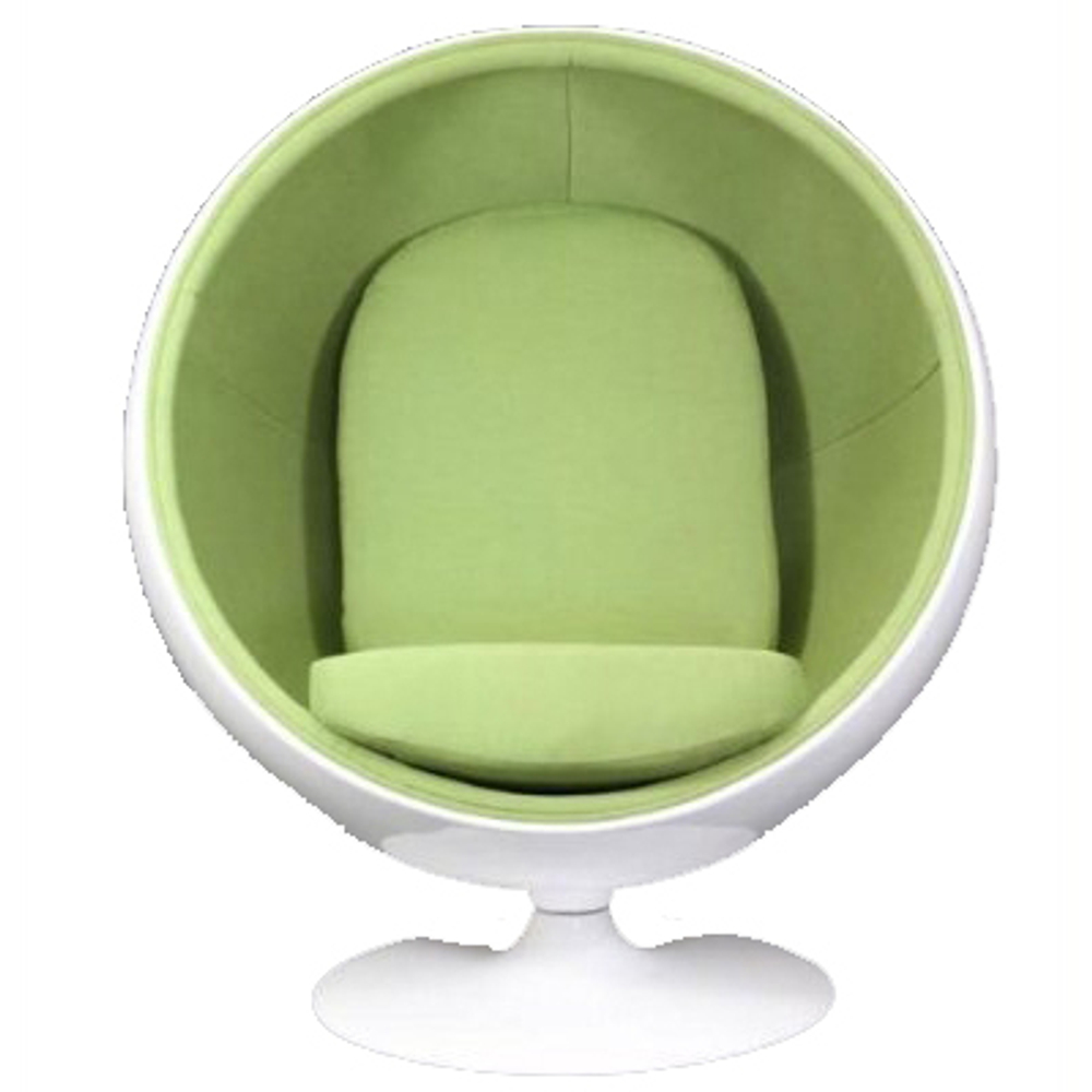 кресло шар ball chair салатовое