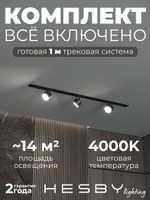 Комплект трековый Hesby Lighting Skylite No13 HSBL_kompl_S013_VI1B4K