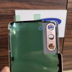 Крышка для Samsung S21 - задняя панель премиум качество (розового цвета)