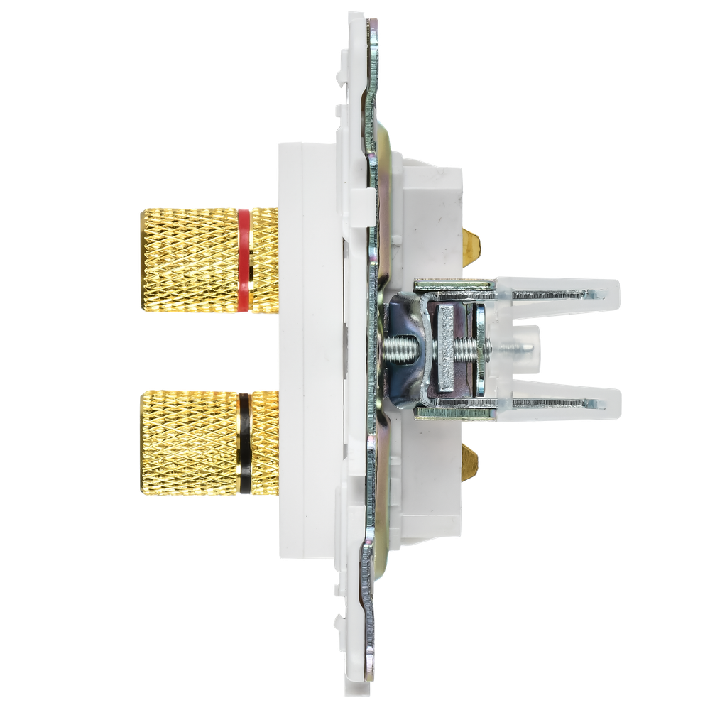 SKANDY Аудиорозетка 4-местная SK-A01W арктический белый IEK