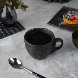Чайная пара 300 мл d 9,7 см h7,9 см Black Raw Wood P.L. Proff Cuisine [6]