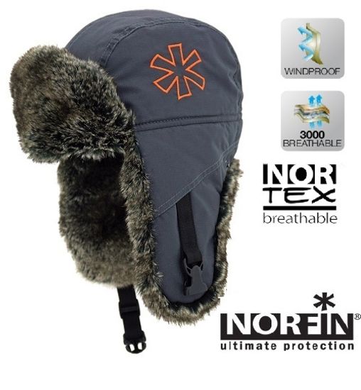 Шапка-ушанка Norfin DISCOVERY, арт. 302789