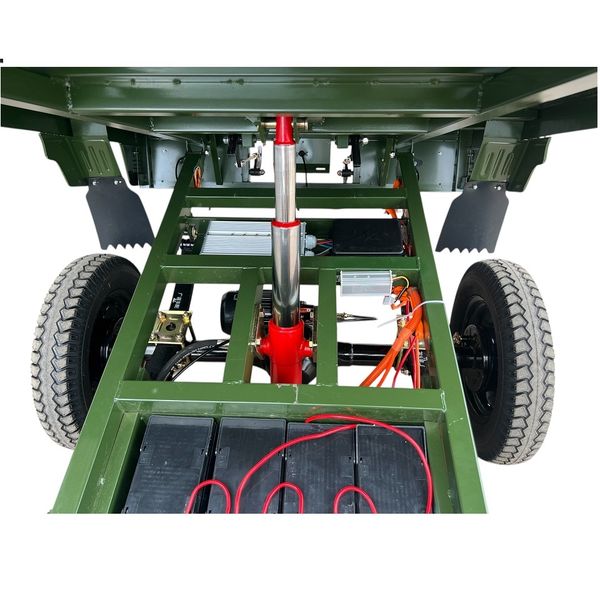 Грузовой электрический трицикл IKINGI CARGO MAX Q30 3000W (72V/45Ah) - Зелёный фото №3