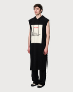 MM6 MAISON MARGIELA ТОП БЕЗ РУКАВОВ МУЖСКОЙ С КАПЮШОНОМ