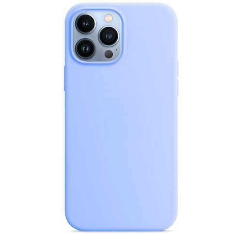 Чехол-накладка  i-Phone 12 Pro Max Silicone icase  №43 небесно-голубая