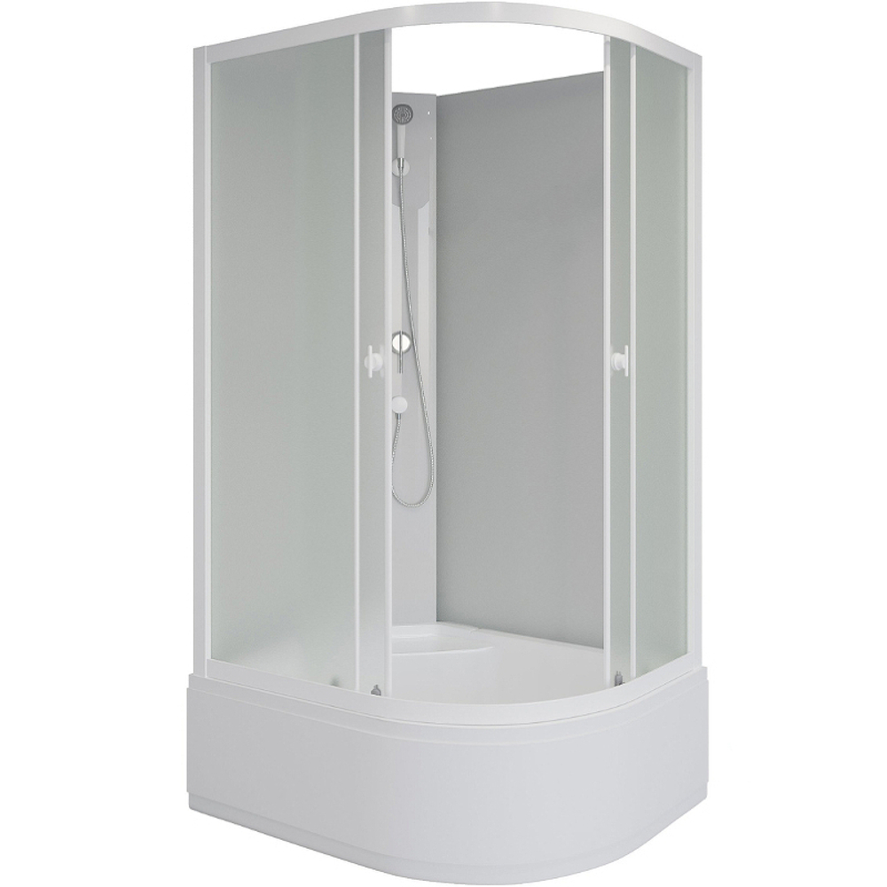 Душевая кабина Niagara Promo 110x80 L P110/80/40L/MT/BK без гидромассажа