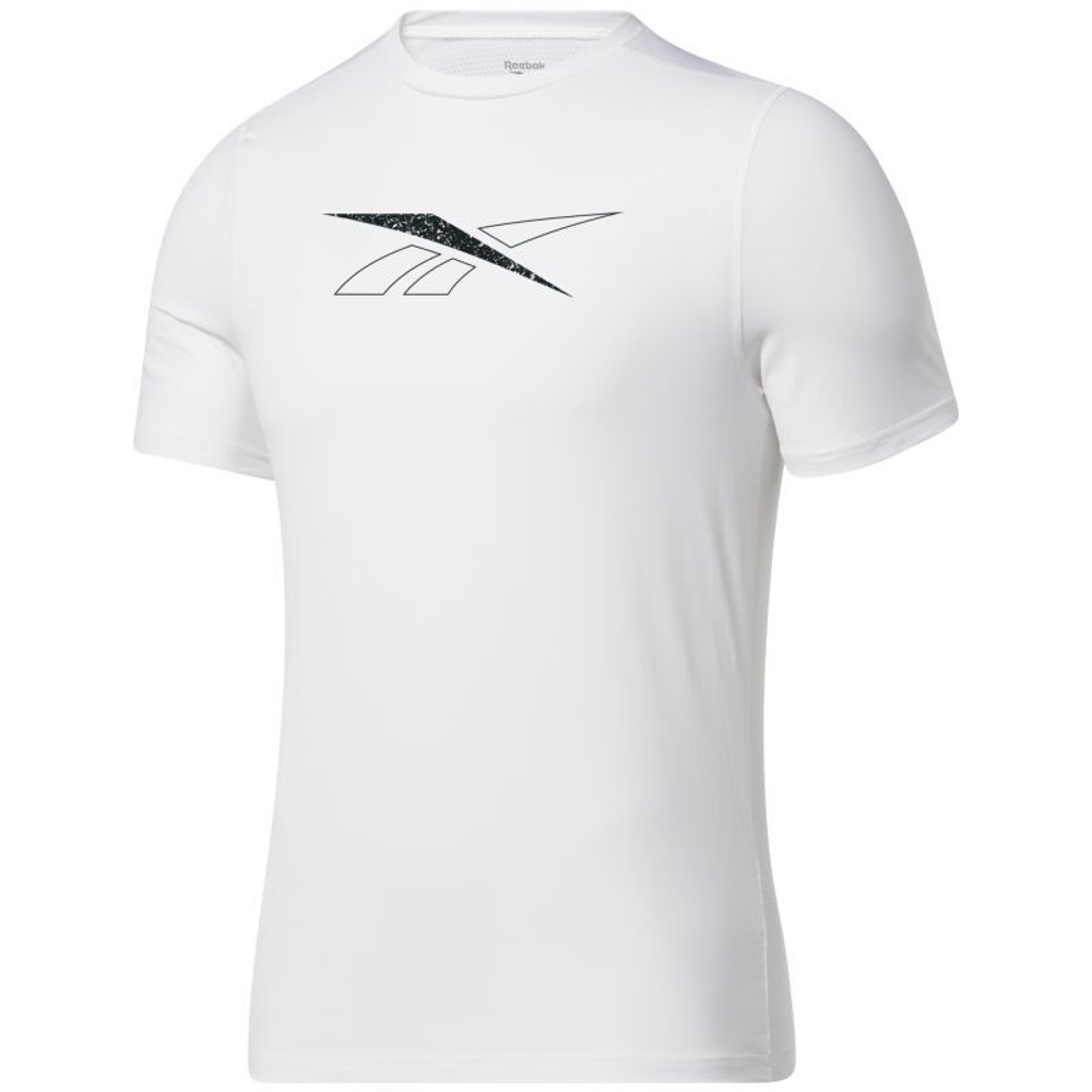 Мужская теннисная футболка Reebok Workout Ready Activchill Short Sleeve Tee M - white