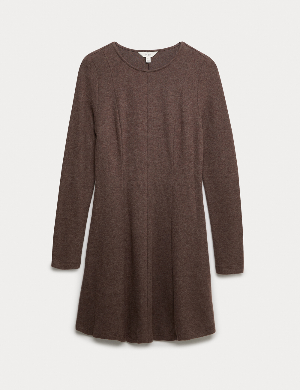 Мини-платье из смесового хлопкового трикотажа - Marks & Spencer
