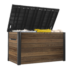 Пластиковый сундук Keter Deco deck 870 л brown
