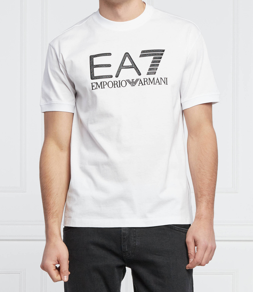 футболка EA7 - белый(3LPT37 PJFBZ)