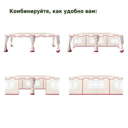Тент садовый Green Glade 3x6 м