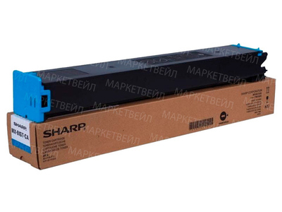 Тонер-картридж Sharp MX61GTCA голубой (24K)