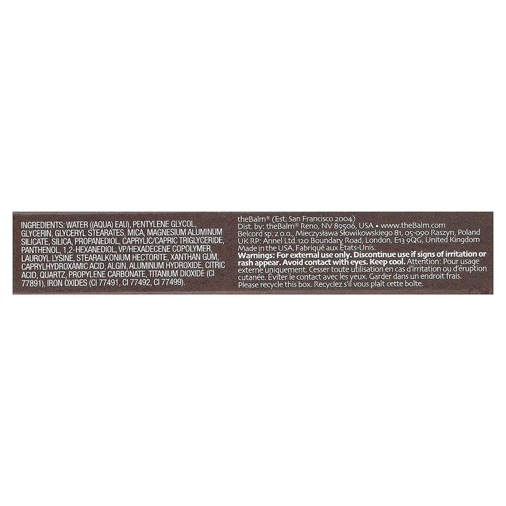 theBalm Cosmetics, It's A-Brow Time!®, гель для бровей, темно-коричневый, 3,6 мл (0,12 жидк. унции)