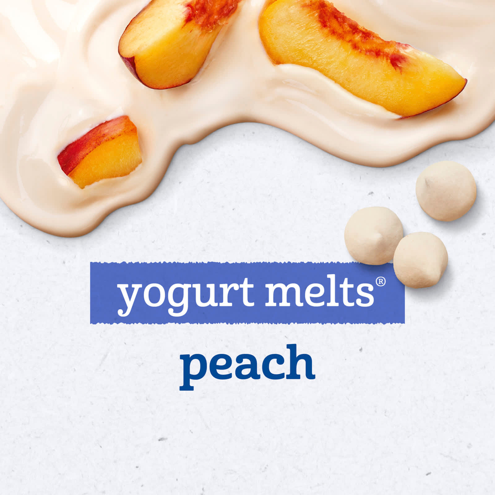 Gerber, Yogurt Melts®, для детей от 8 месяцев, с персиковым вкусом, 28 г (1 унция)