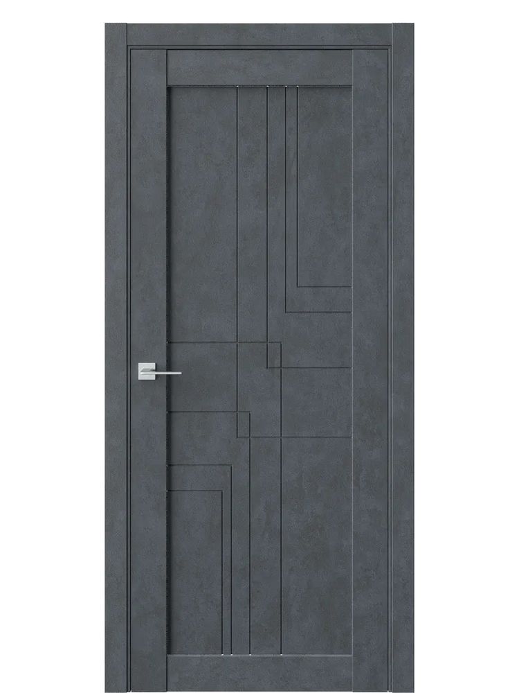 ДВЕРИ WestStyle  NR1  Prime 8  Бетон Маренго ДГ