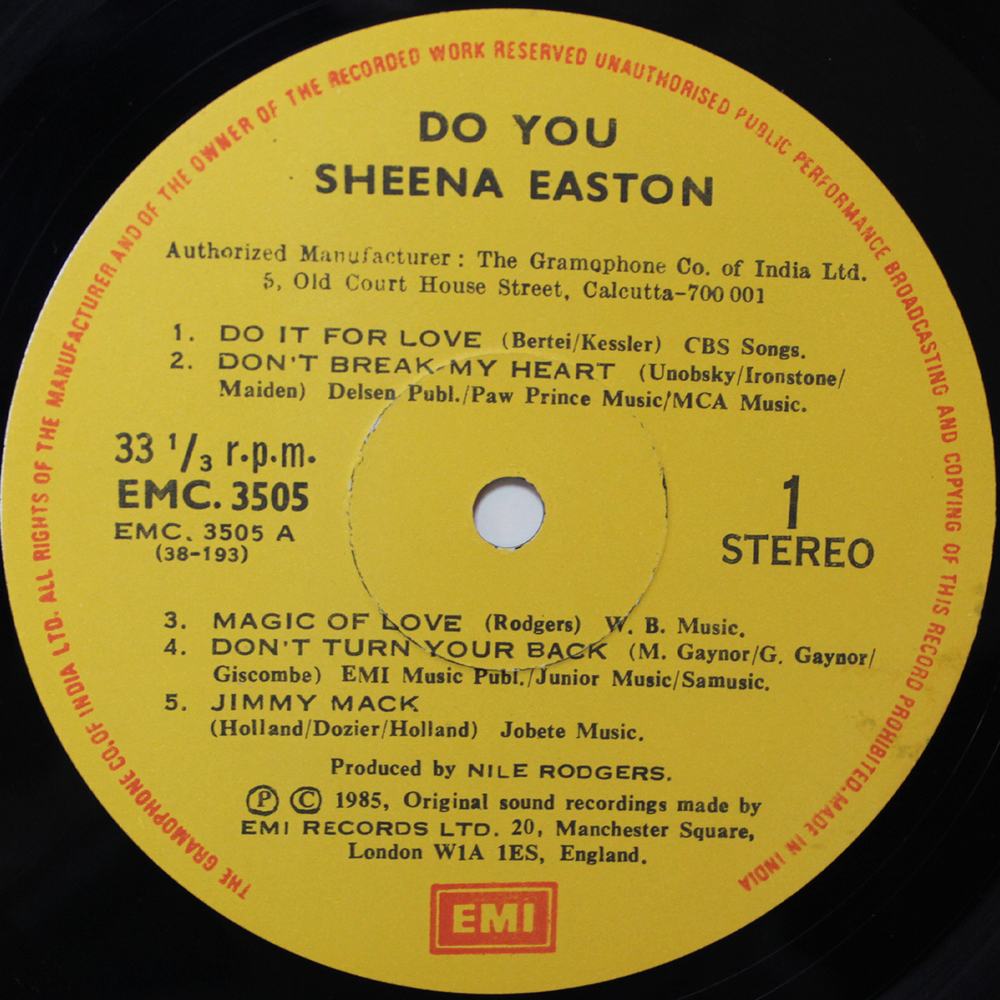 Sheena Easton / Do You (LP)