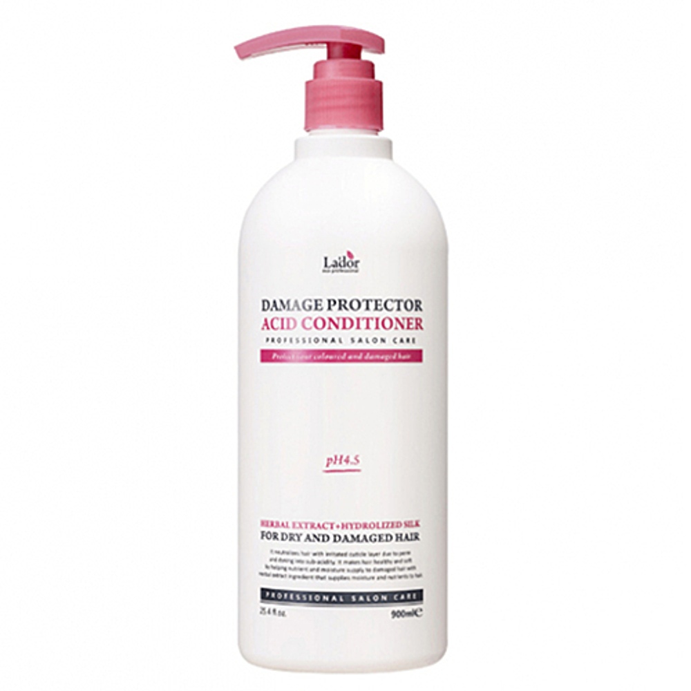 Lador Кондиционер с аргановым маслом и коллагеном - HP4.5 Damage protector acid conditioner, 900мл