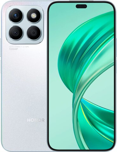 Смартфон HONOR X8b 8/256GB, Ростест, 8 ядер, 6.7", серебристый