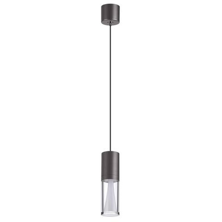 7143/4L HIGHTECH ODL26 513 светильник темный никель/акрилл/металл IP20 LED 4W 280Лм 3000K 180° 220V DEFANCE