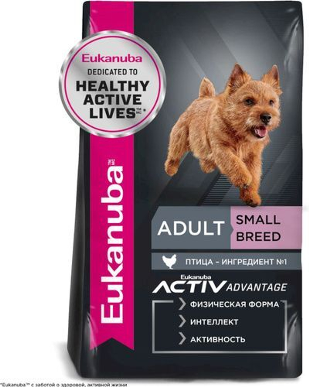 Сухой корм Eukanuba Adult Small Breed 1+ years для взрослых собак мелких пород с курицей 15 кг