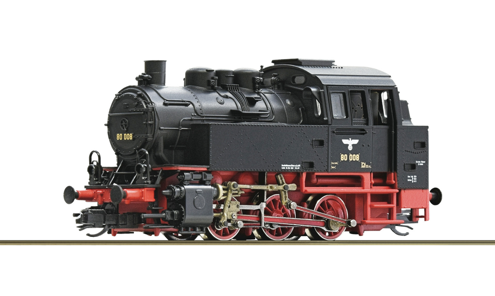 TT Паровоз 80 008, DRG, II ( Roco 7180007 )