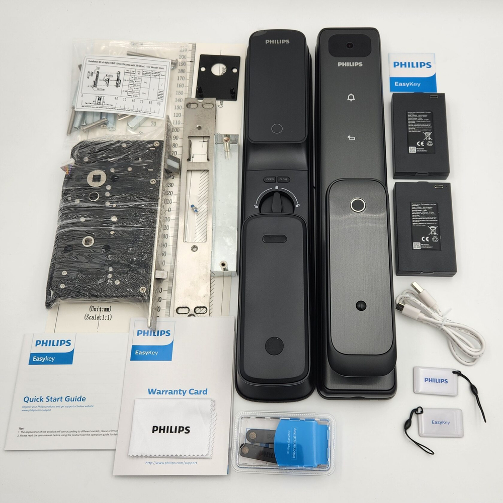 Электронный дверной замок PHILIPS EasyKey Alpha-VP с видеоглазком