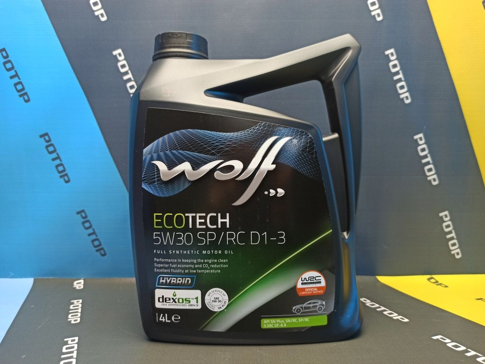 Масло моторное Wolf Oil ECOTECH 5W-30 D1-3 синтетическое 4 л 1049901