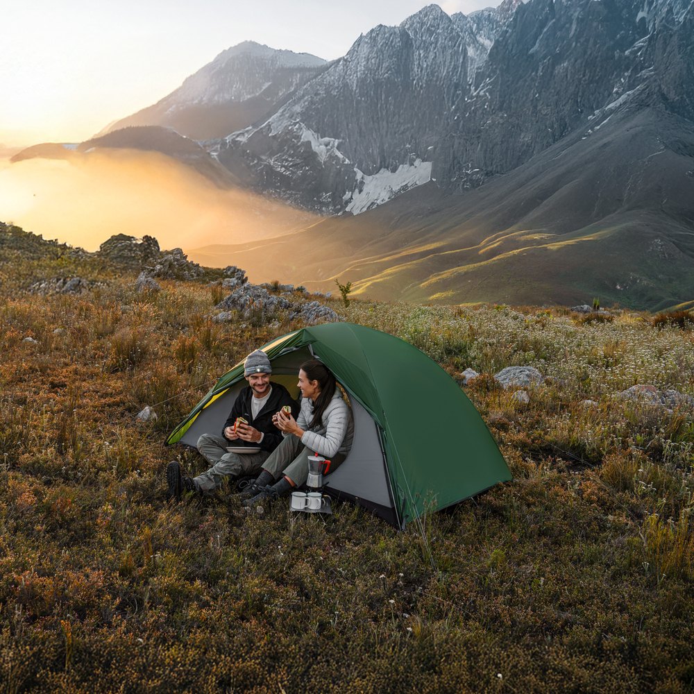 Палатка Naturehike Cloud-Creek PRO, 2-местная, зеленая, артикул CNK2550WS022-FGR2