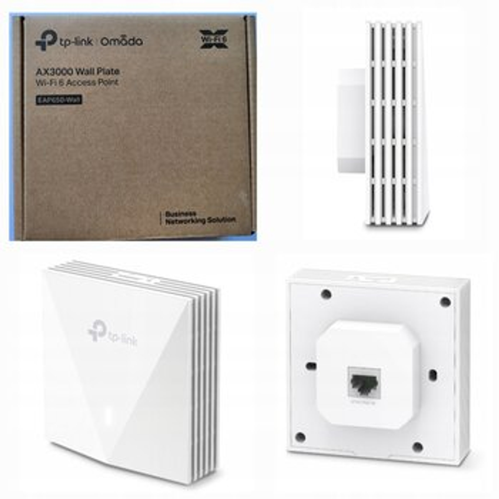 Точка доступа TP-Link Omada EAP650 Wall Wi-Fi 6 Access Point EAP650-WALL