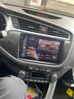 Магнитола для KIA Ceed 2 (JD) 2012-2018 (рамка матовая) - Kuberg QLed, Android 13, Быстрейшая, CarPlay, SIM-слот