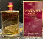 Chanel Allure Sensuelle EDP 100 ml (Коробка парфюма без слюды, парфюм новый, распаковка для фото)