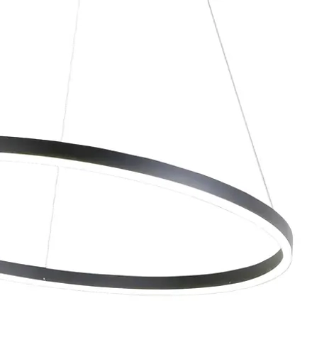 08214,19A(4000K) Подвес Тор черный d80 h150 Led 50W (4000K) 2 типа крепления. ТМ Kink Light
