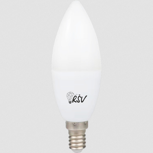 Лампа светодиодная RSV-C37-7W-4000K-E14, 160-265V