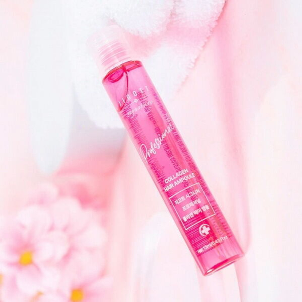 Филлер для волос с коллагеном Jigott Signature Professional Collagen Hair Ampoule, 1шт *13мл